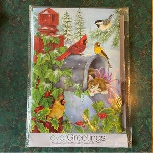 Ever Greetings Special Delivery Holiday card & flag holiday winter